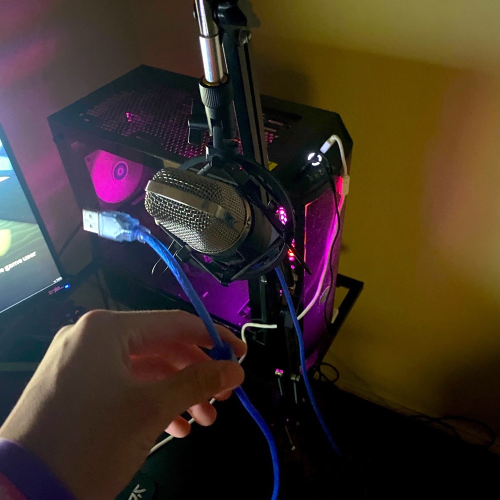 Pc Microphone with Arm Stand/Shock Mount
